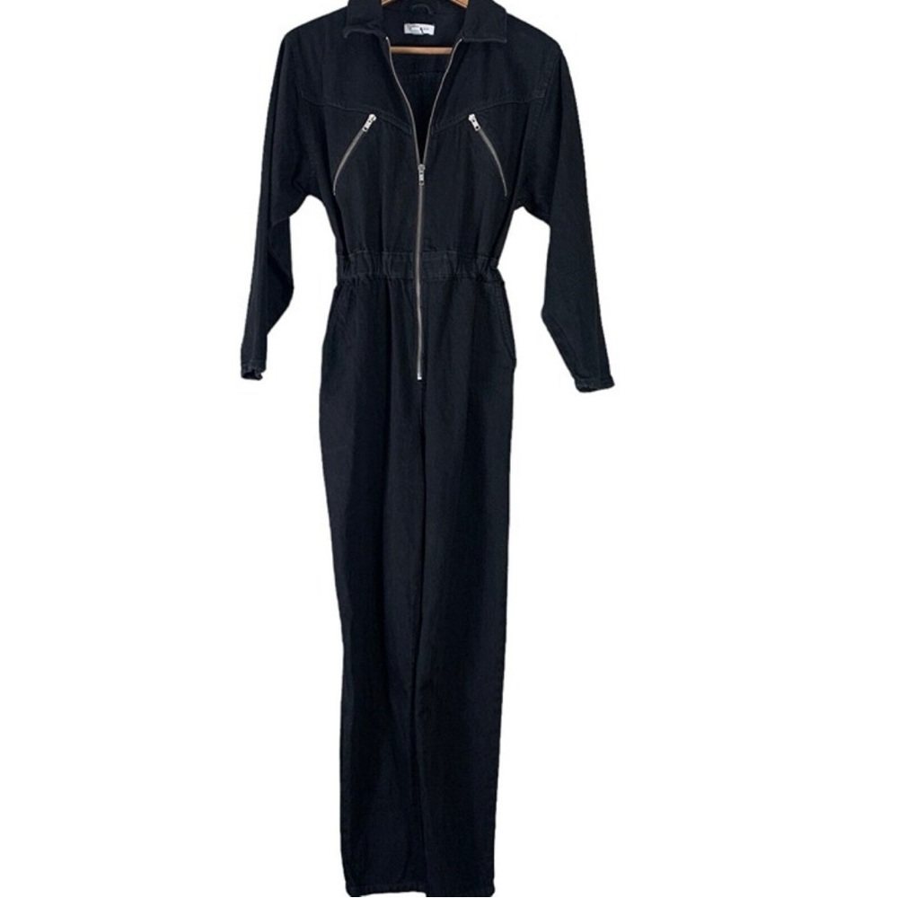 Topshop Black Jumpsuit